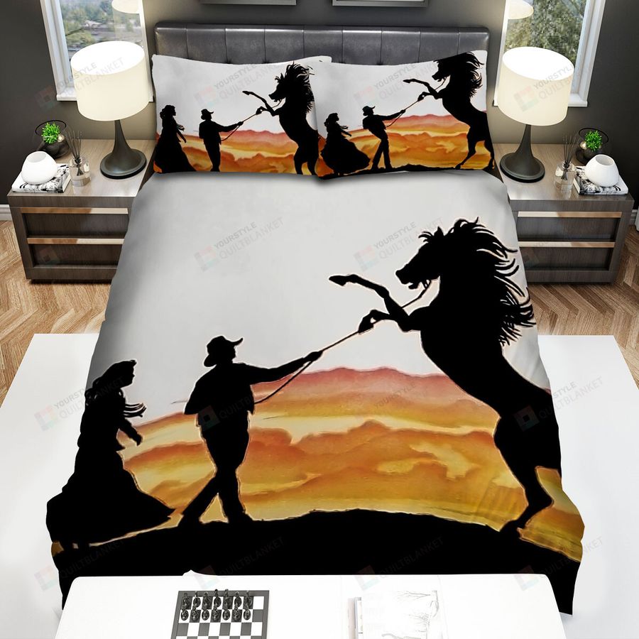 The Man From Snowy River (1982) Movie Poster Artwork Bed Sheets Spread Comforter Duvet Cover Bedding Sets