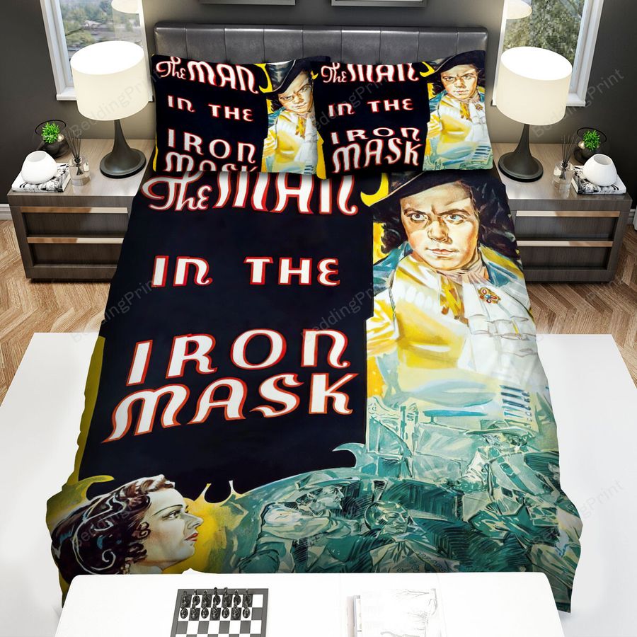 The Man In The Iron Mask (I) Movie A Gentleman And A Lady Art Bed Sheets Spread Comforter Duvet Cover Bedding Sets