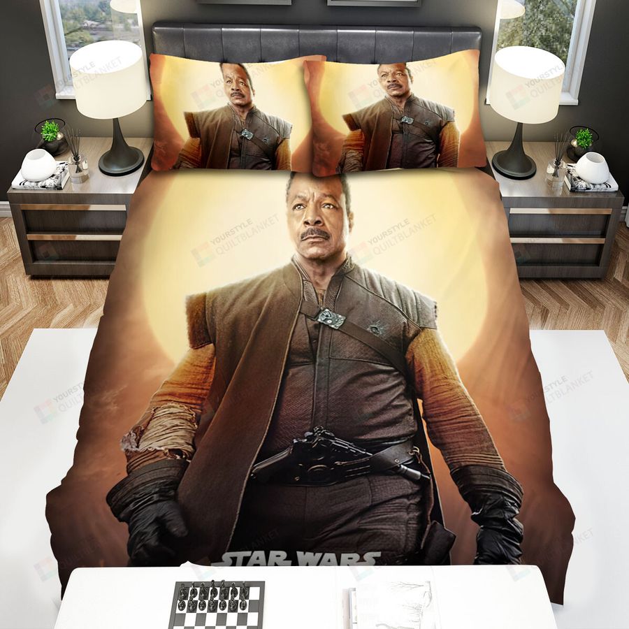 The Mandalorian (2019) Greef Karga Movie Poster Bed Sheets Spread Comforter Duvet Cover Bedding Sets