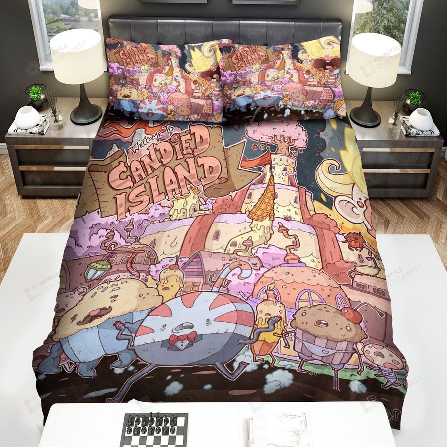 The Marvelous Misadventures Of Flapjack Candied Island Bed Sheets Spread Duvet Cover Bedding Sets