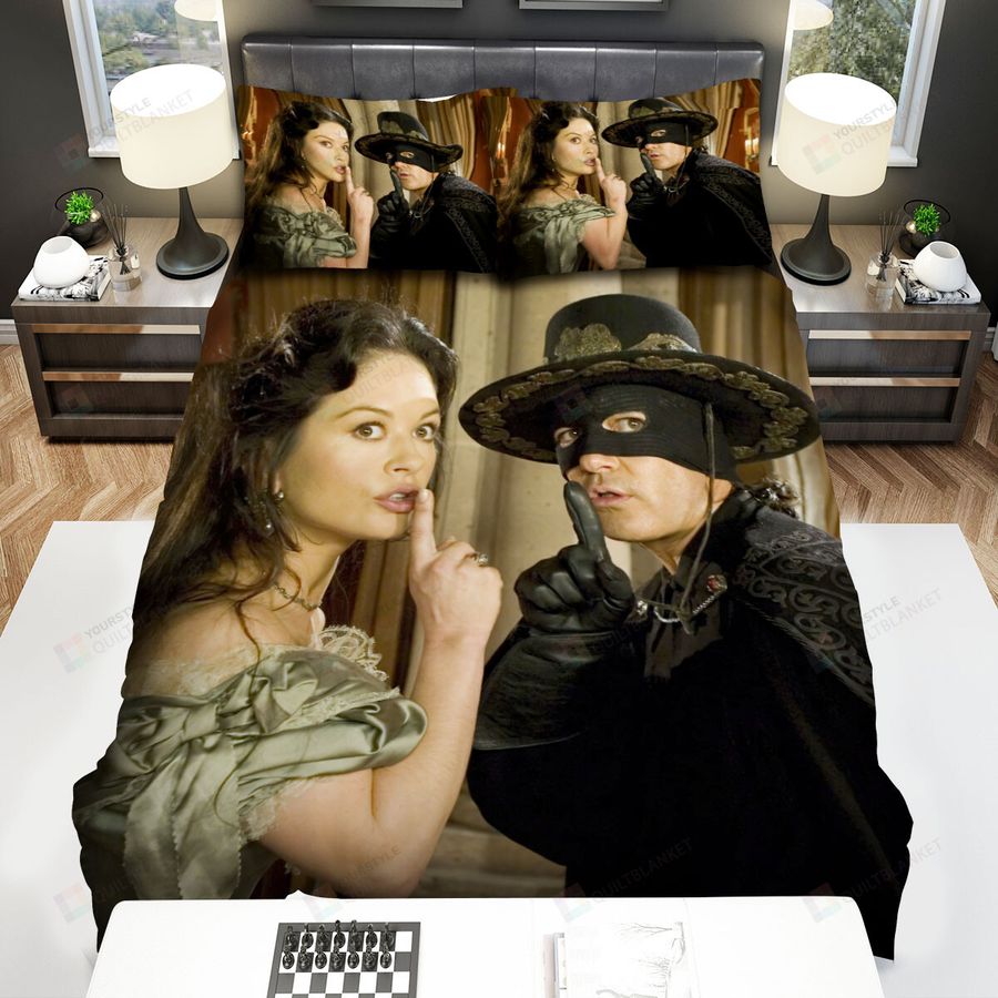 The Mask Of Zorro (1998) Movie Scene 2 Bed Sheets Spread Comforter Duvet Cover Bedding Sets