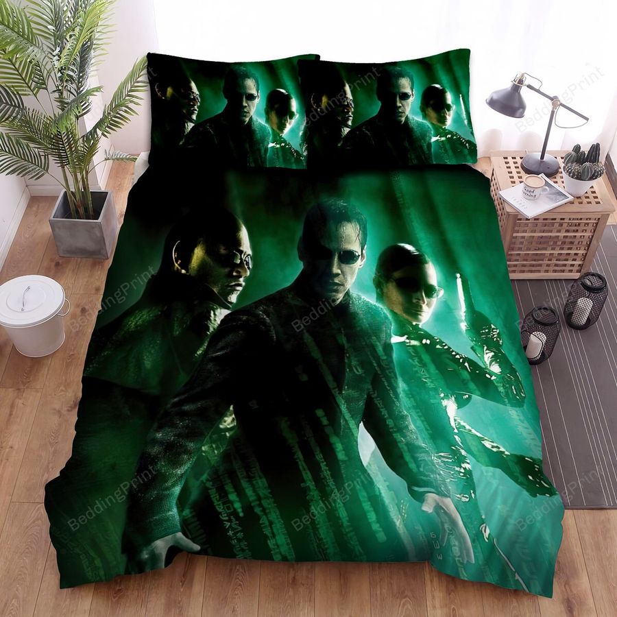 The Matrix Reloaded In The Rain Bed Sheets Duvet Cover Bedding Sets