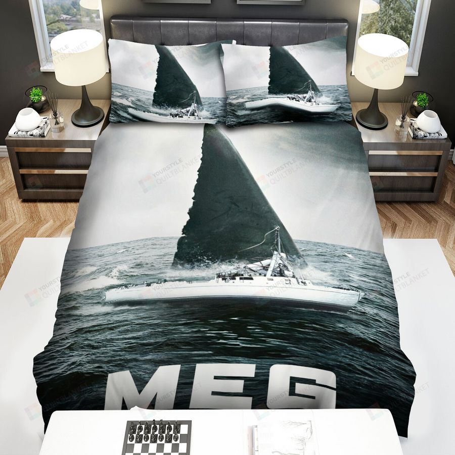 The Meg Poster 3 Bed Sheets Spread Comforter Duvet Cover Bedding Sets