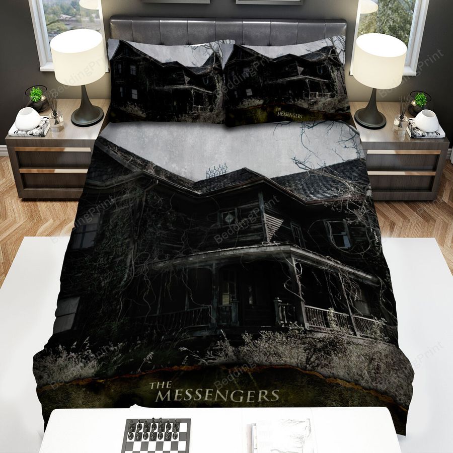 The Messengers The Black House Place In The Movie Poster Bed Sheets Spread Comforter Duvet Cover Bedding Sets