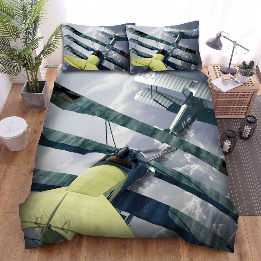 Cataract kofferbak Auto The Military Weapon Ww1- German Empire Plane Tripplane Fokker Chasing Bed  Sheets Spread Duvet Cover Bedding