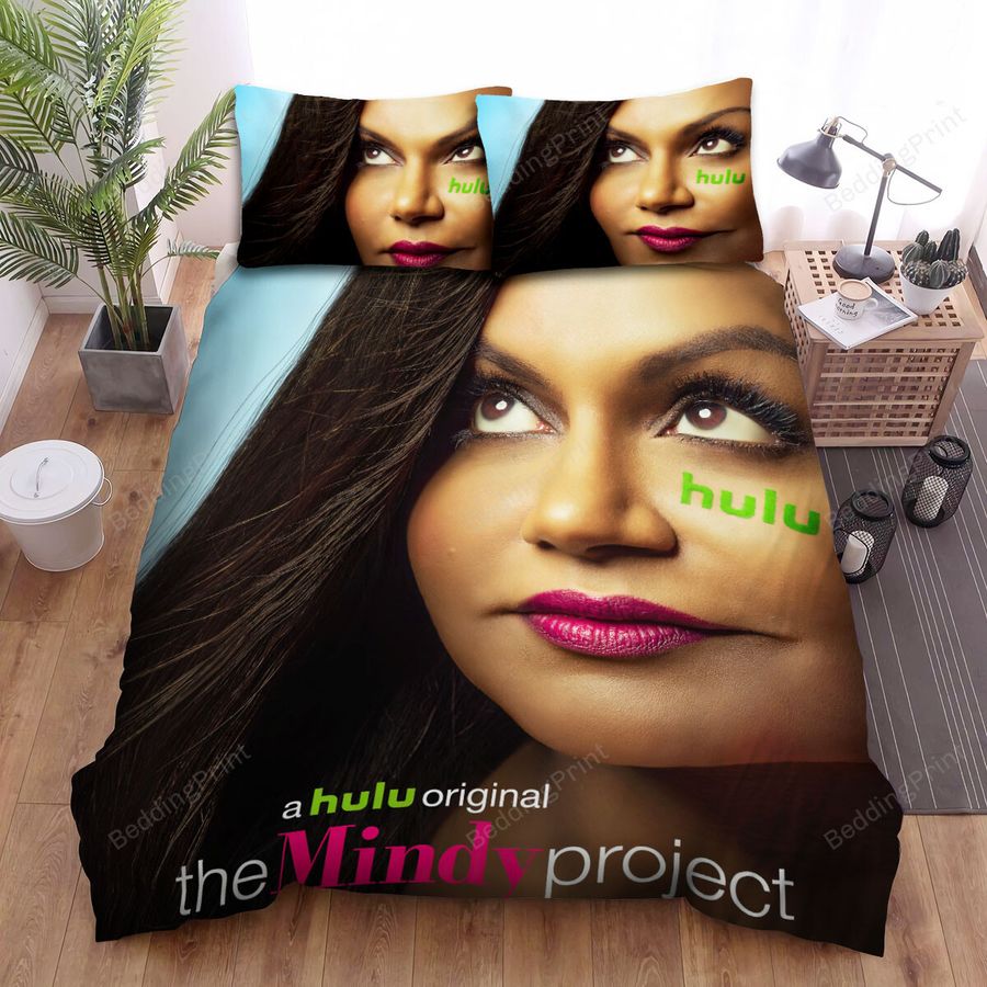 The Mindy Project (2012–2017) She's On The Move Bed Sheets Spread Comforter Duvet Cover Bedding Sets