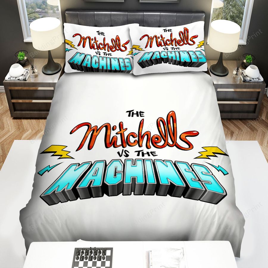 The Mitchells Vs The Machines Movie Poster 3 Bed Sheets Spread Comforter Duvet Cover Bedding Sets