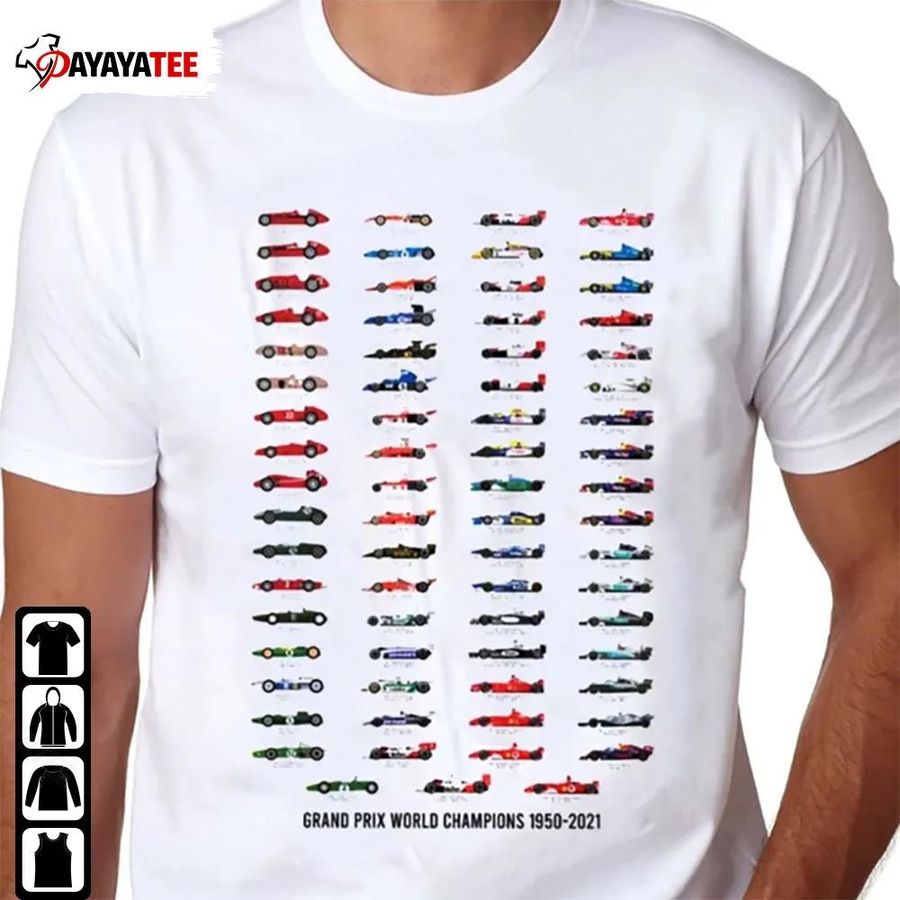 The Most Iconic Racing Cars In History Shirt Champion The Best Racing Cars Of All Time