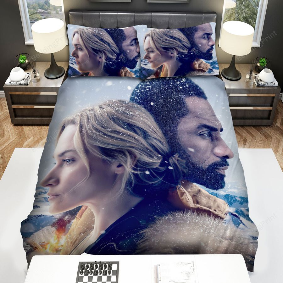 The Mountain Between Us (2017) What If Your Life Depended On A Strangermovie Poster Bed Sheets Spread Comforter Duvet Cover Bedding Sets
