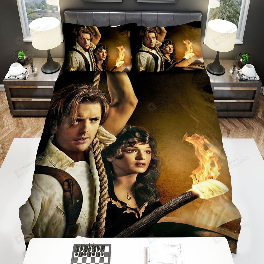 The Mummy Returns (2001) Poster Movie Poster Bed Sheets Spread Comforter Duvet Cover Bedding Sets Ver 1