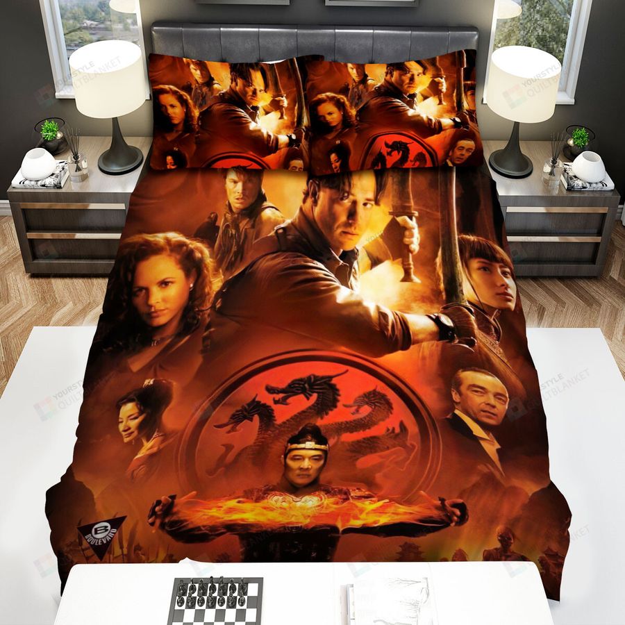 The Mummy Tomb Of The Dragon Emperor (2008) Now A Major Motion Picture From Universal Pictures Movie Poster Bed Sheets Spread Comforter Duvet Cover Bedding Sets