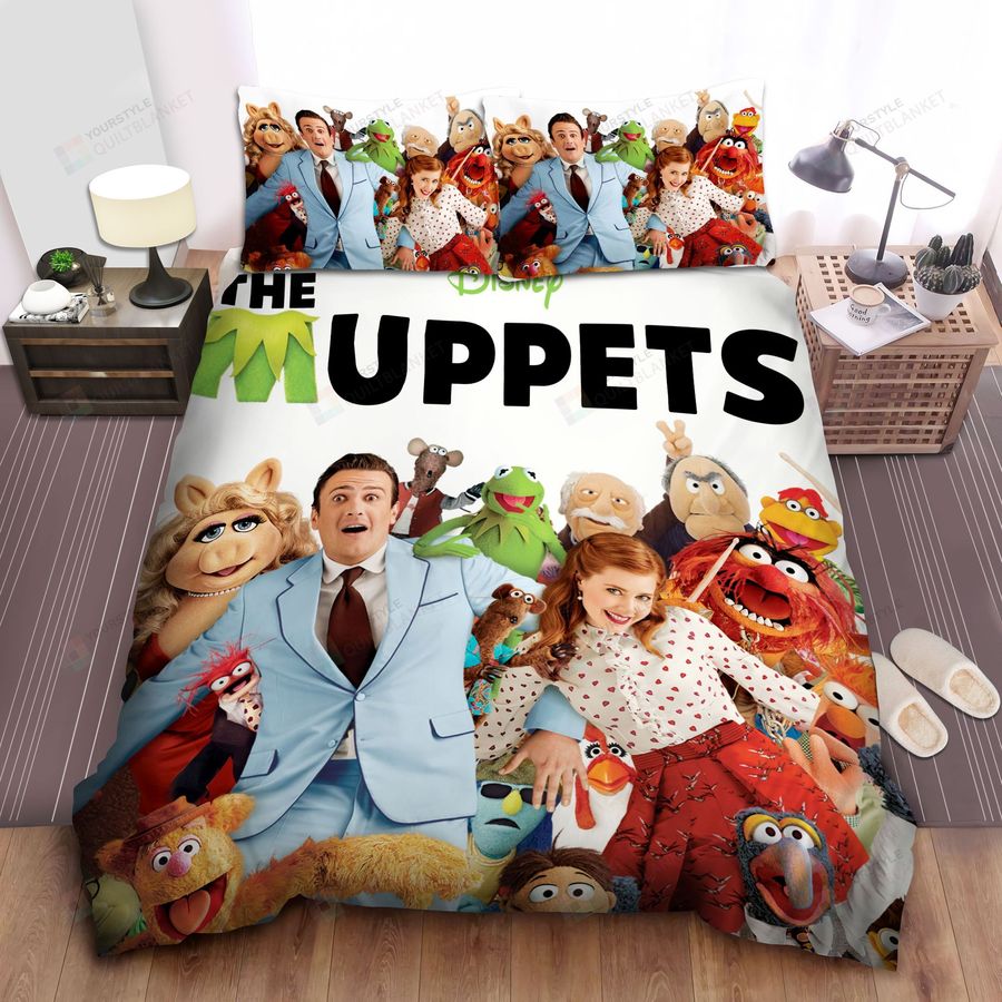 The Muppets 2011 Movie Poster Bed Sheets Spread Comforter Duvet Cover Bedding Sets