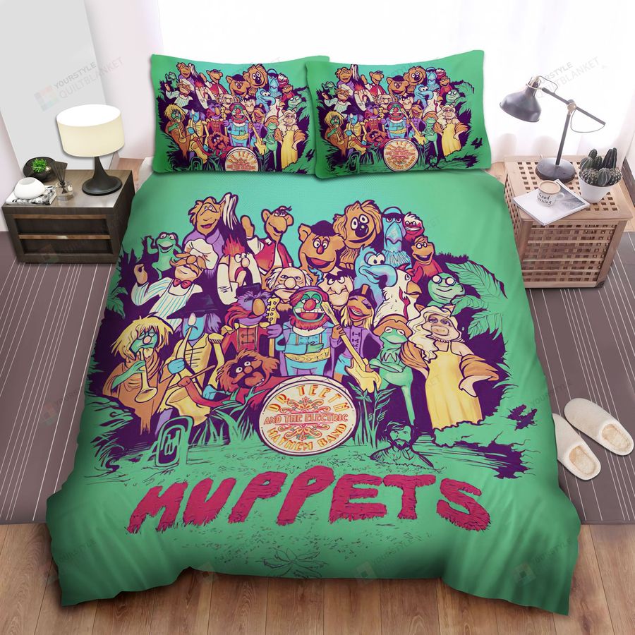 The Muppets Dr. Teeth And The Electric Mayhem Bed Sheets Spread Comforter Duvet Cover Bedding Sets