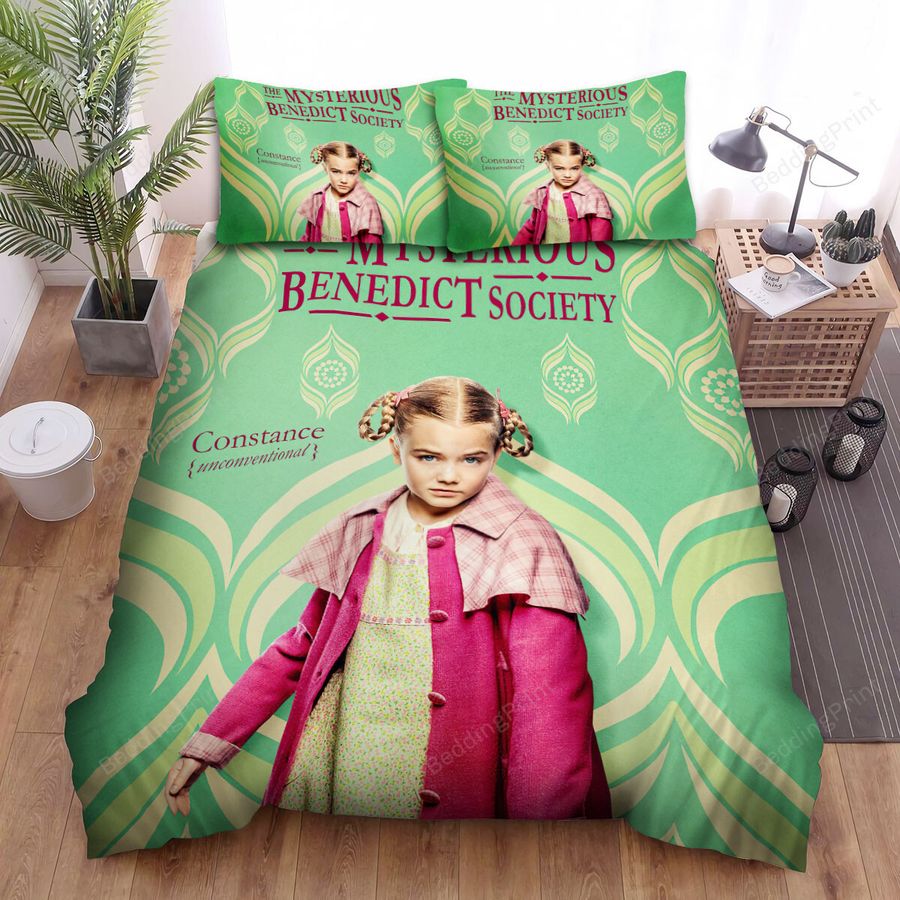 The Mysterious Benedict Society (2021) Constance Contraire Movie Poster Bed Sheets Spread Comforter Duvet Cover Bedding Sets