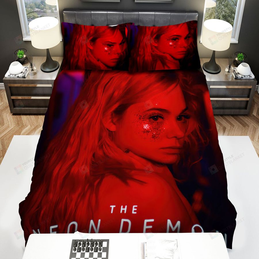 The Neon Demon Red Lights Bed Sheets Spread Comforter Duvet Cover Bedding Sets