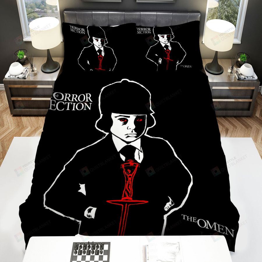 The Omen Movie Art Bed Sheets Spread Comforter Duvet Cover Bedding Sets Ver 13