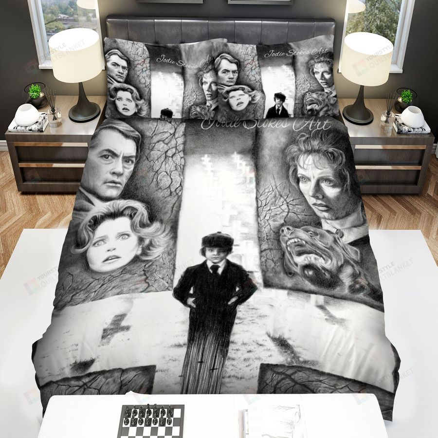 The Omen Movie Art Bed Sheets Spread Comforter Duvet Cover Bedding Sets Ver 3
