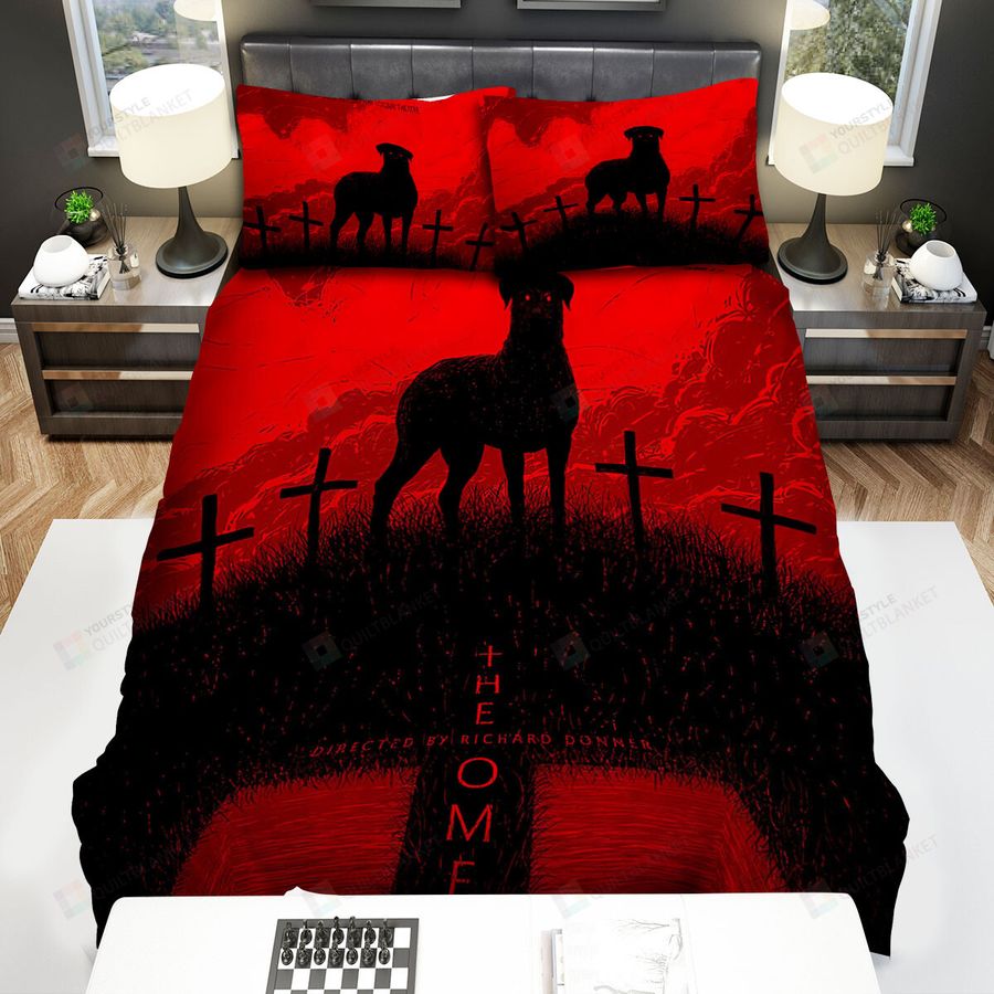 The Omen Movie Art Bed Sheets Spread Comforter Duvet Cover Bedding Sets Ver 9