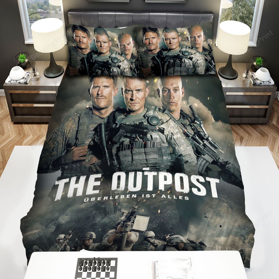 The Outpost Nach Einer Wahren Geschichte Movie Poster Bed Sheets Spread Comforter Duvet Cover Bedding Sets