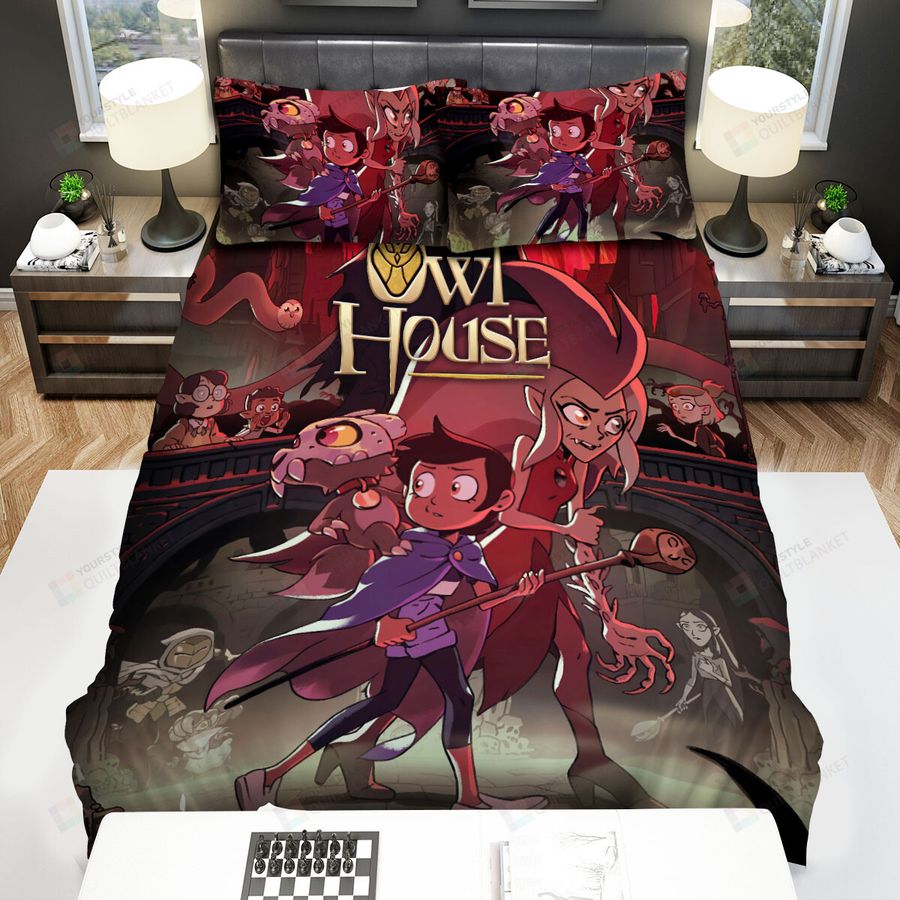 The Owl House  Movie Poster 3 Bed Sheets Spread Comforter Duvet Cover Bedding Sets