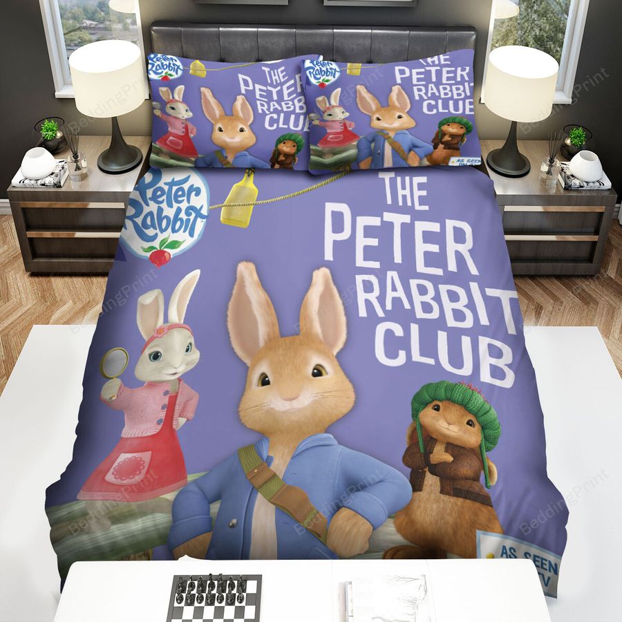 The Peter Rabbit Club Bed Sheets Spread Duvet Cover Bedding Sets