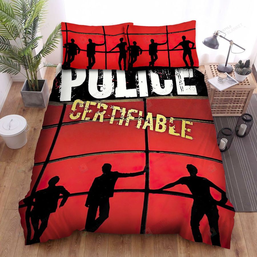 The Police Band Certificate Bed Sheets Spread Comforter Duvet Cover Bedding Sets