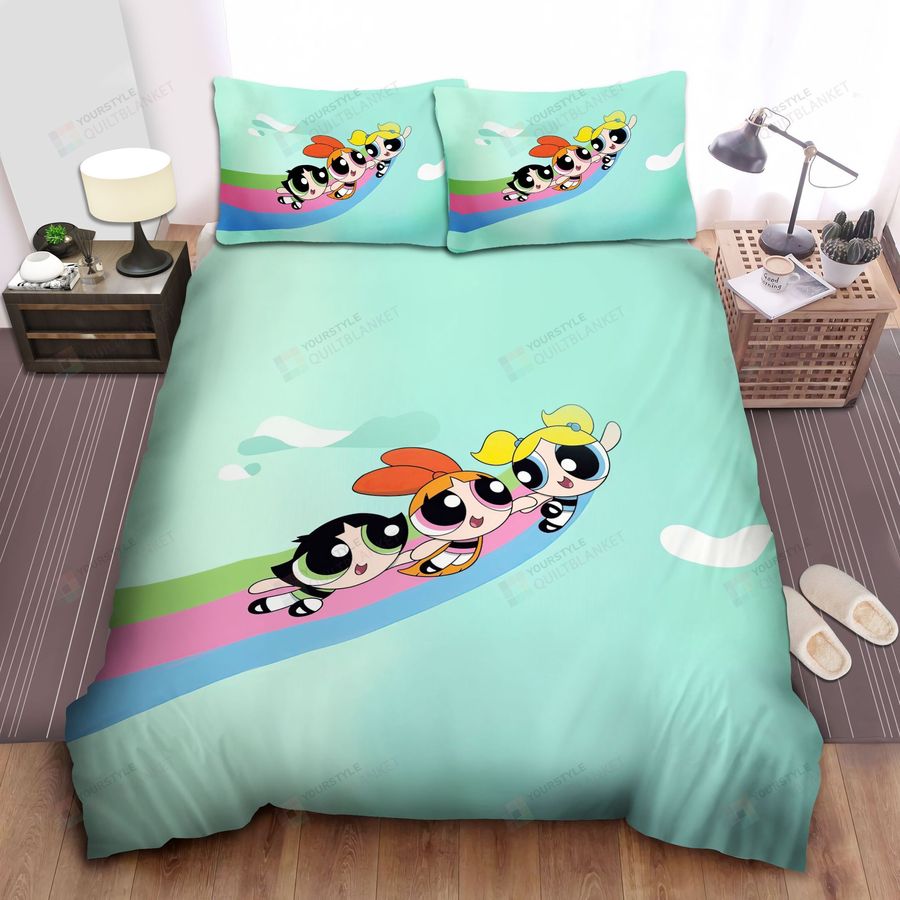 The Powerpuff Girls Bed Sheets Spread Comforter Duvet Cover Bedding Sets