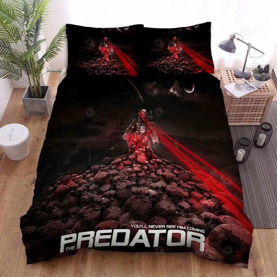 The Predator Movie Poster 2 Bed Sheets Spread Comforter Duvet Cover Bedding Sets