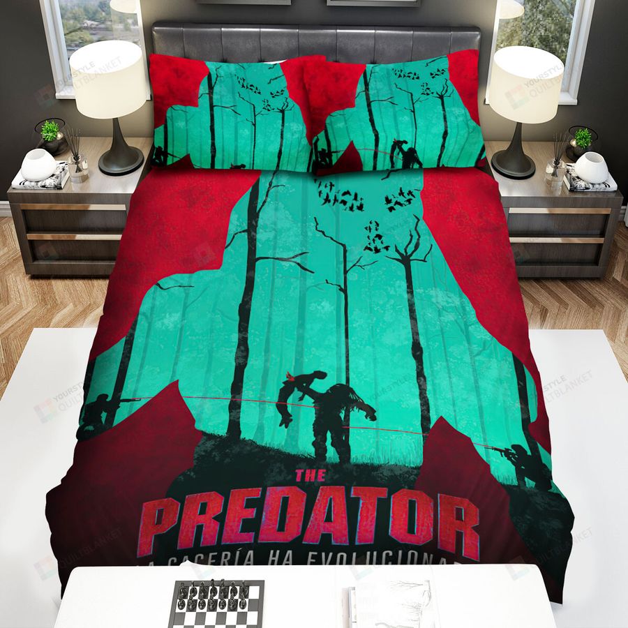 The Predator Poster Fan Art  Bed Sheets Spread Comforter Duvet Cover Bedding Sets