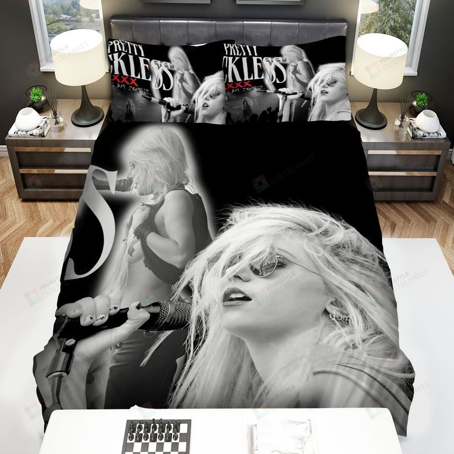 The Pretty Reckless Music I Am Zombie Bed Sheets Spread Comforter Duvet Cover Bedding Sets