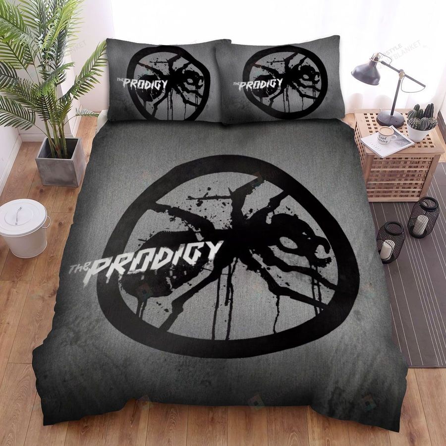The Prodigy Black Logo Wallpaper Bed Sheets Spread Comforter Duvet Cover Bedding Sets