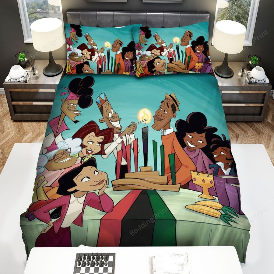 The Proud Family Osca Lights Up The Candle Bed Sheets Spread Duvet Cover Bedding Sets