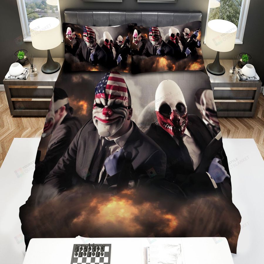 The Purge (Series) Foggy Bed Sheets Spread Comforter Duvet Cover Bedding Sets