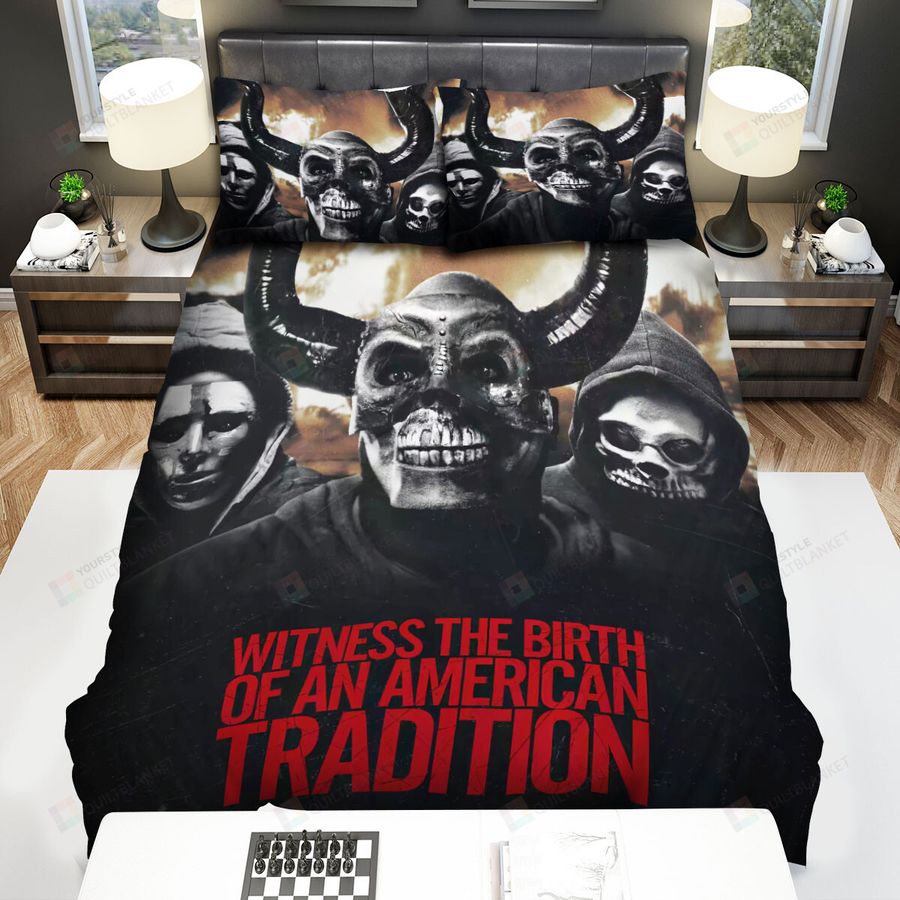 The Purge (Series) Poster The First Purge 2 Bed Sheets Spread Comforter Duvet Cover Bedding Sets