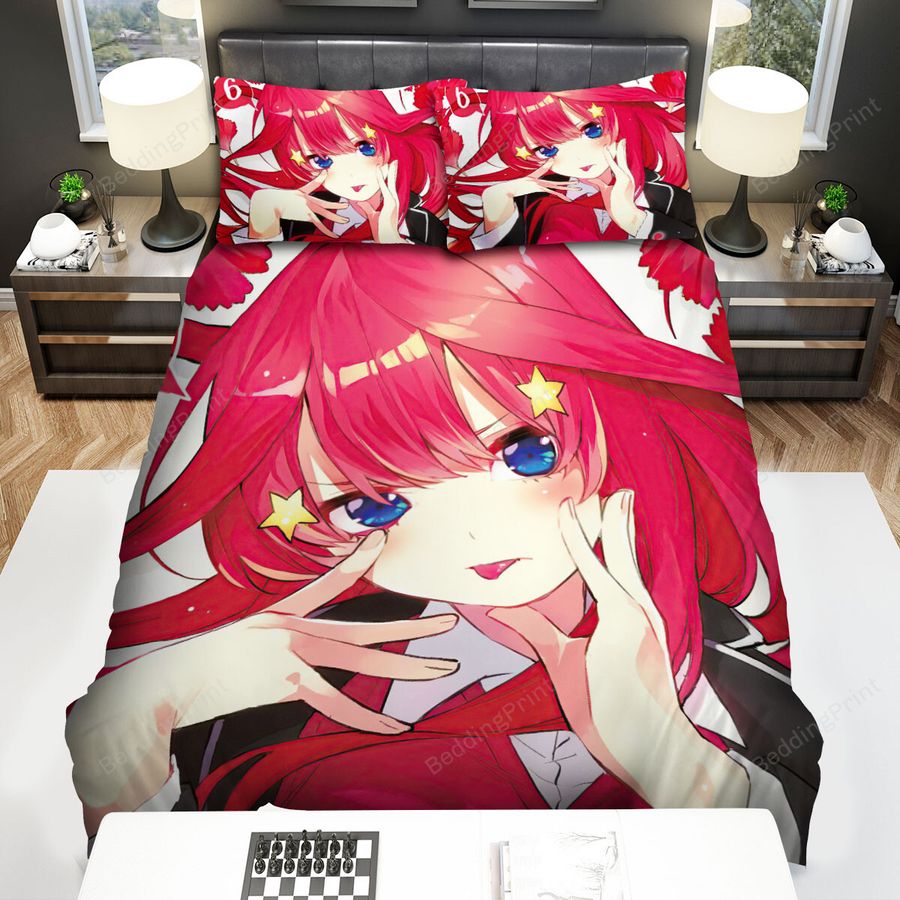The Quintessential Quintuplets Volume 6 Art Cover Bed Sheets Spread Duvet Cover Bedding Sets