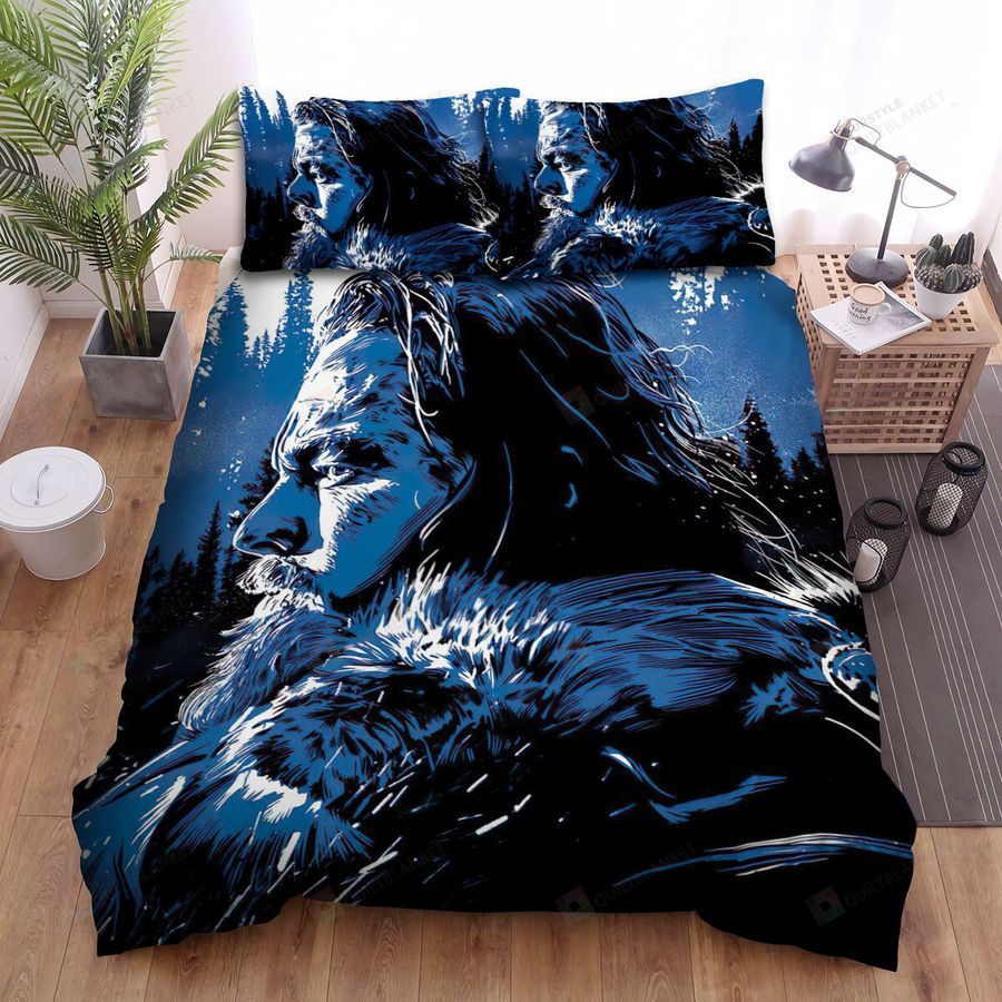 The Revenant (2015) Movie Poster Fanart Ver 6 Bed Sheets Spread Comforter Duvet Cover Bedding Sets