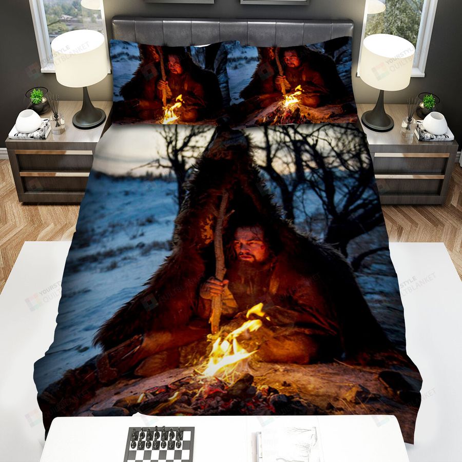 The Revenant (2015) Movie Scene 3 Bed Sheets Spread Comforter Duvet Cover Bedding Sets