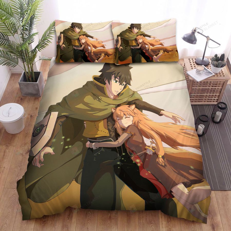 The Rising Of The Shield Hero, Hugging Iwatani Tight Art Bed Sheets Spread Duvet Cover Bedding Sets