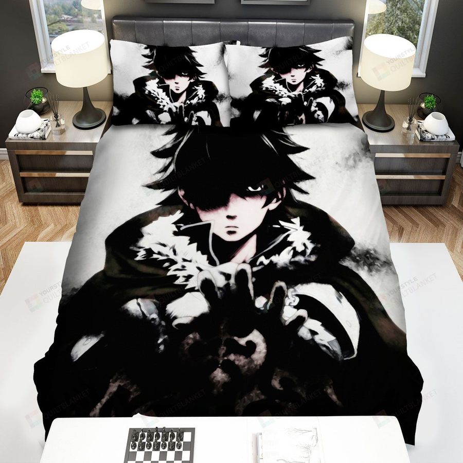The Rising Of The Shield Hero, Iwatani Monochrome Art Sheets Spread Duvet Cover Bedding Sets