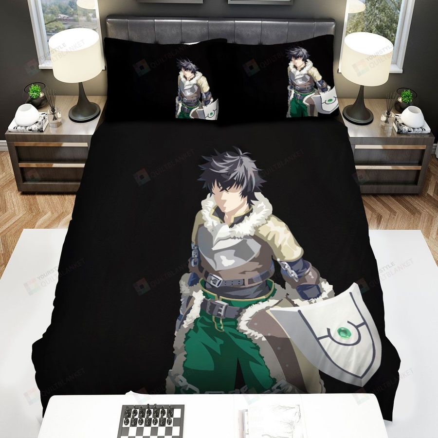 The Rising Of The Shield Hero, Keeping His Shield Art Sheets Spread Duvet Cover Bedding Sets