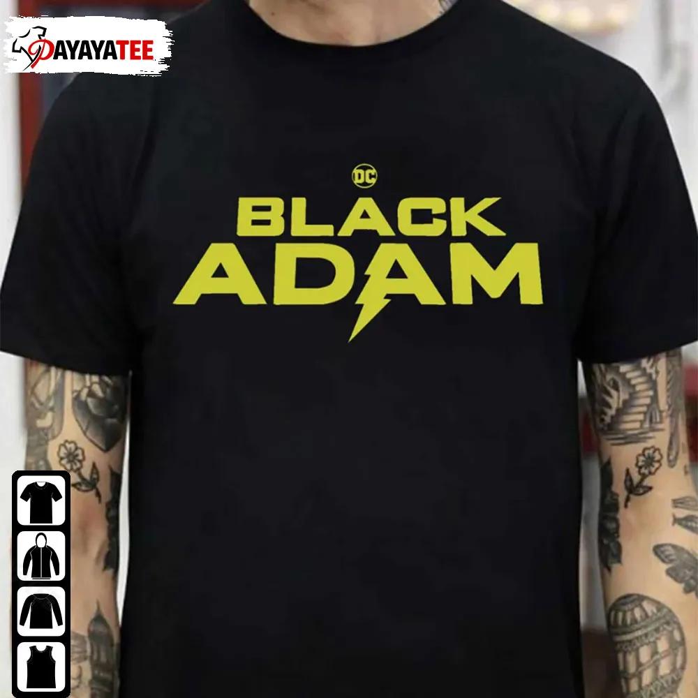 The Rock Wearing Black Adam Shirt Dwayne Johnson