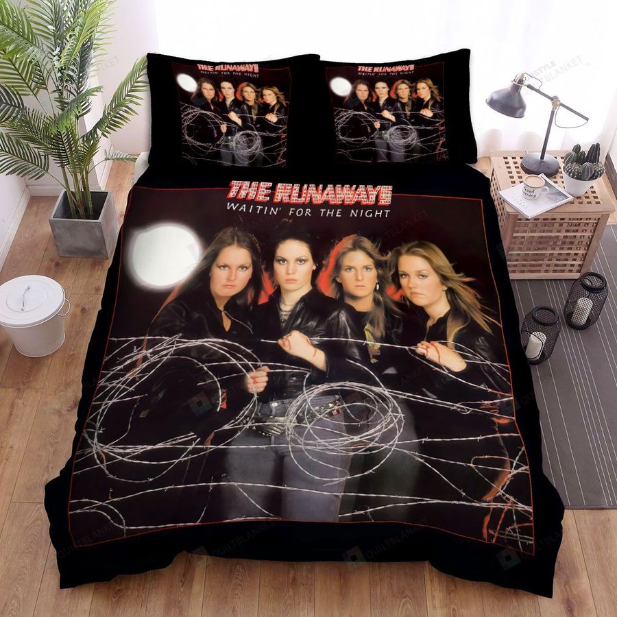 The Runaways Waitin' For The Night Bed Sheets Spread Comforter Duvet Cover Bedding Sets