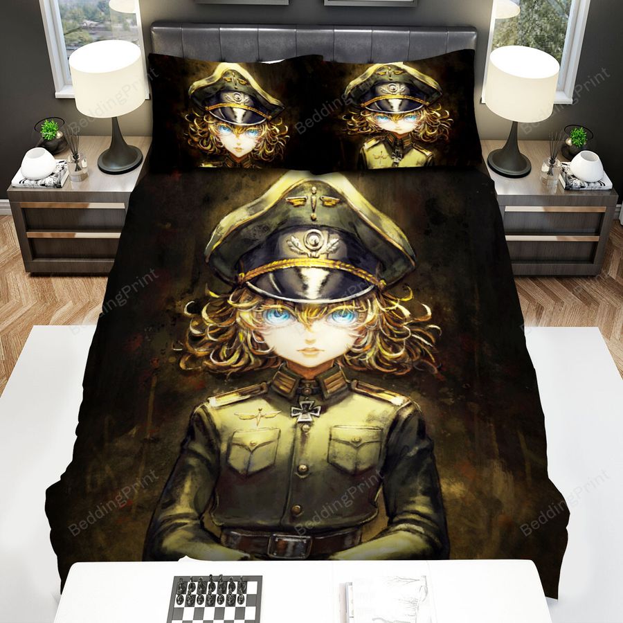 The Saga Of Tanya The Evil Tanya Degurechaff In Light Novel Version Bed Sheets Spread Duvet Cover Bedding Sets