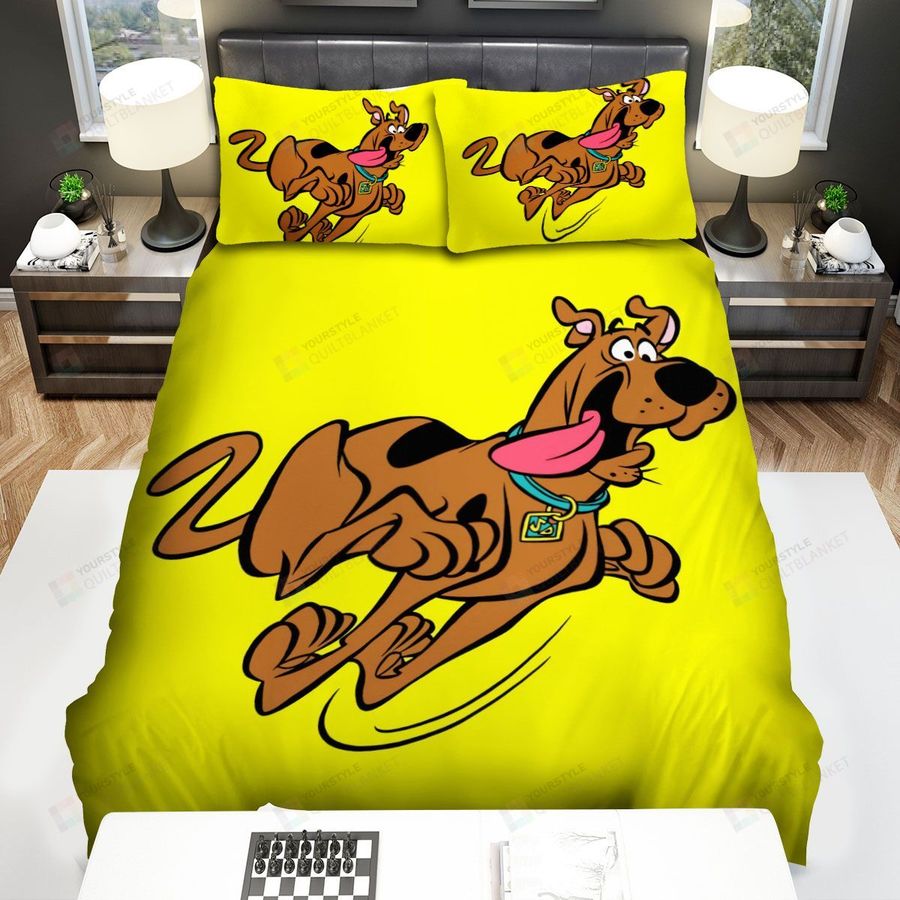 The Scooby-Doo Show Scooby-Doo Running Bed Sheets Spread Duvet Cover Bedding Sets
