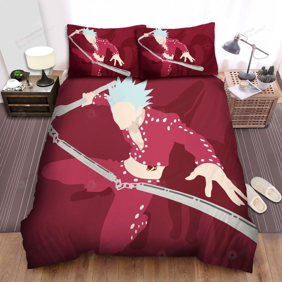 The Seven Deadly Sins Ban Silhouette Bed Sheets Spread Comforter Duvet Cover Bedding Sets