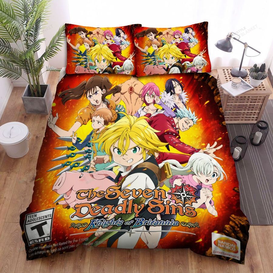 The Seven Deadly Sins Knights Of Britannia Bed Sheets Spread Comforter Duvet Cover Bedding Sets