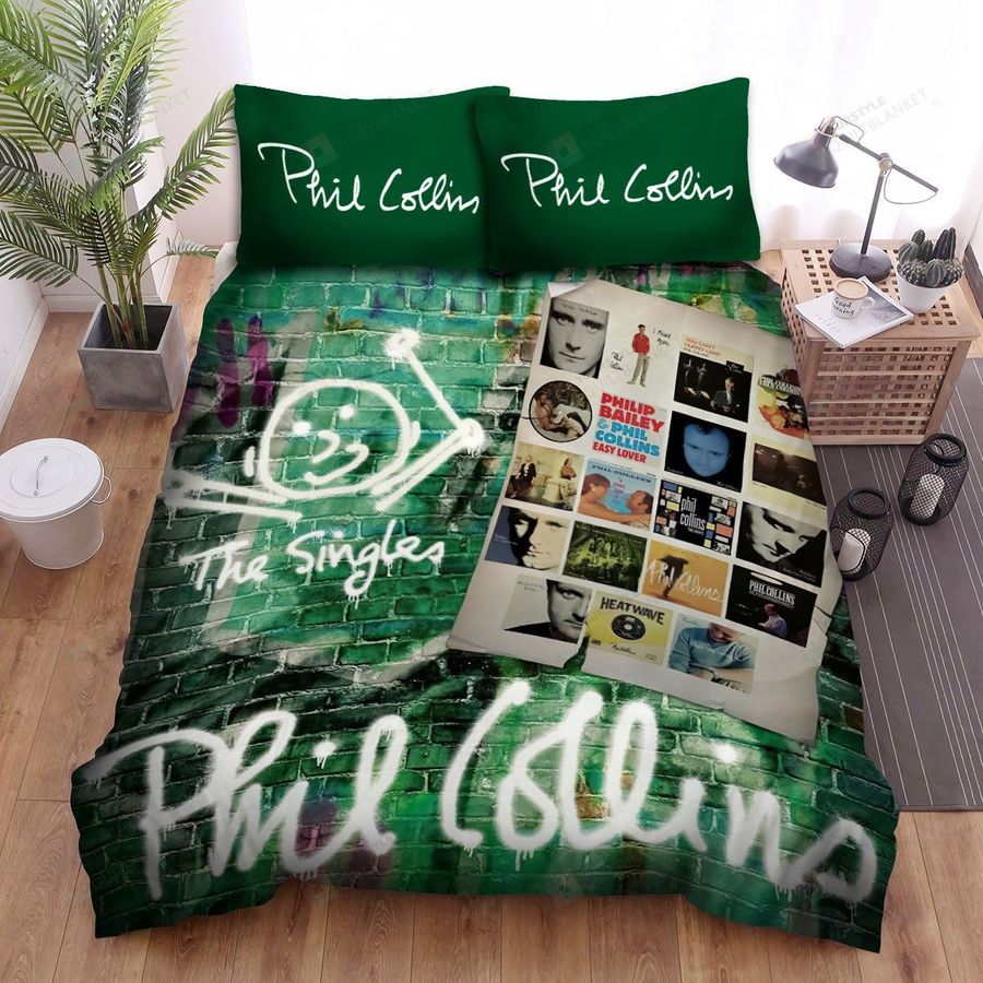 The Singles Phil Collins Bed Sheets Spread Comforter Duvet Cover Bedding Sets