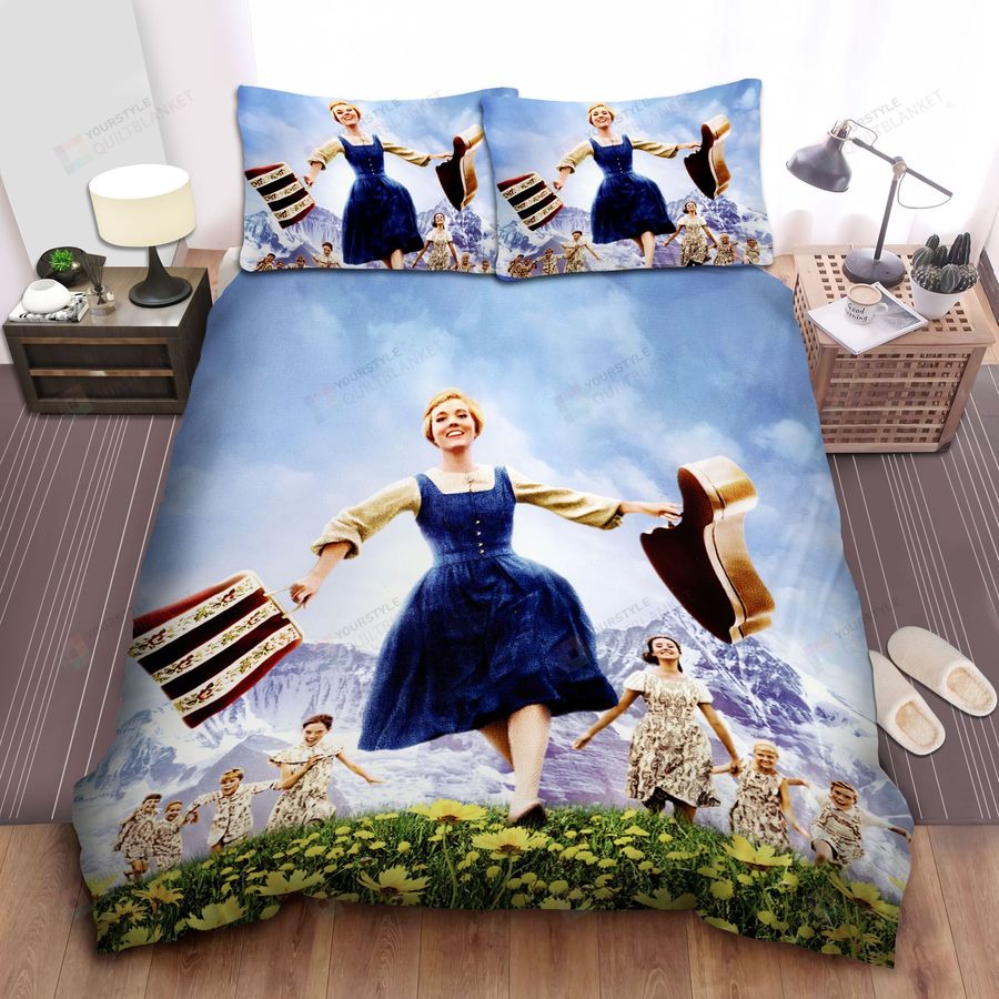 The Sound Of Music Story Book Art Cover Bed Sheets Spread Comforter Duvet Cover Bedding Sets