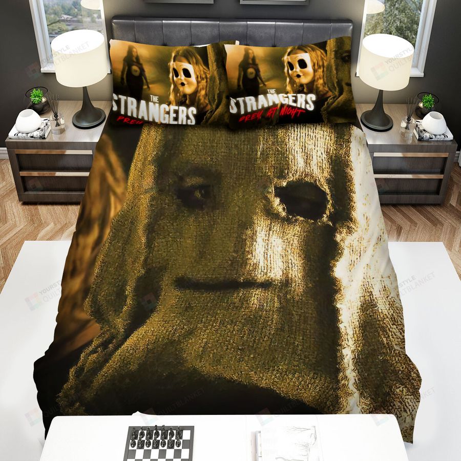 The Strangers Prey At Night The Main Actors Scene Movie Poster Bed Sheets Spread Comforter Duvet Cover Bedding Sets