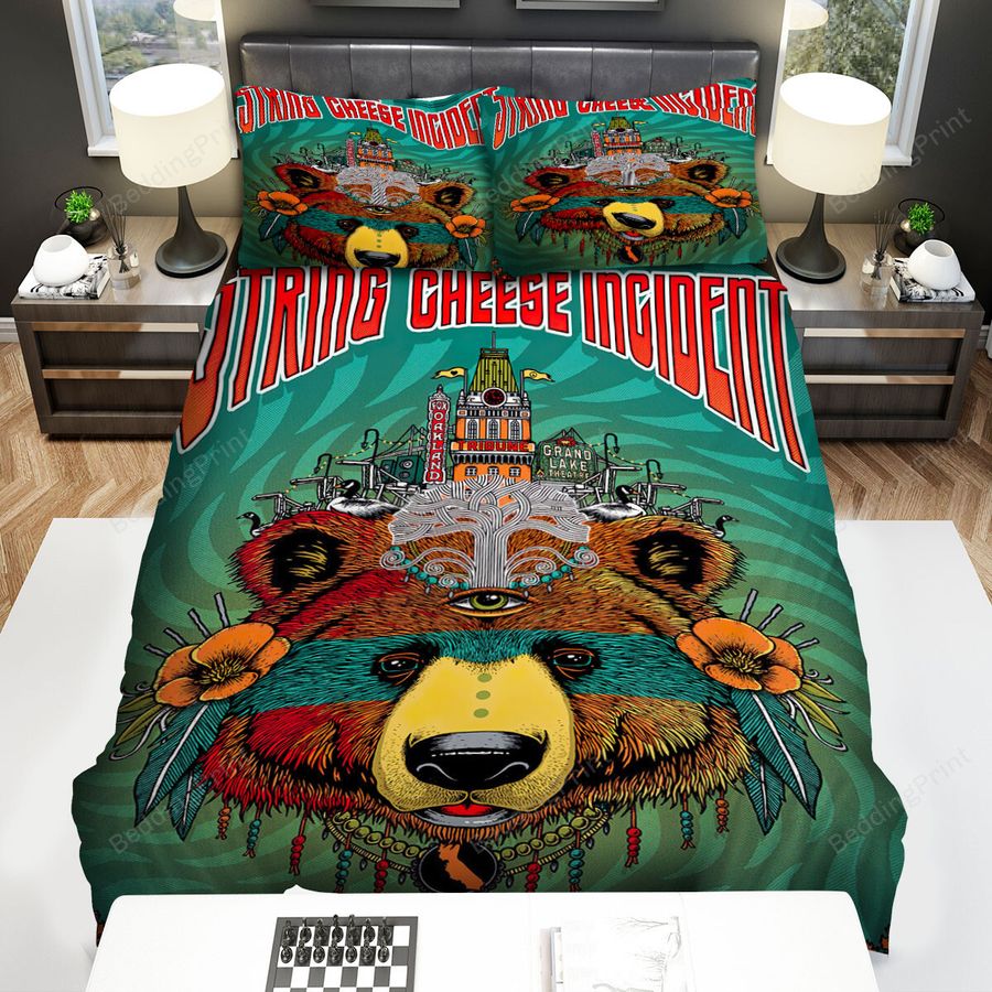 The String Cheese Incident Music Band Art Oakland Bed Sheets Spread Comforter Duvet Cover Bedding Sets